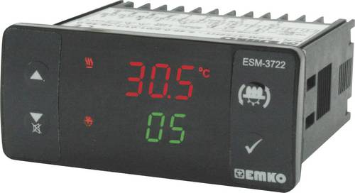 Emko ESM-3722.5.6.6.0.2/01.01/1.6.6 Temperaturregler Relais 3 A, SSR (L x B x H) 65 x 76 x 35 mm