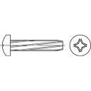 TOOLCRAFT 141773 Schneidschrauben M6 35 mm Kreuzschlitz Phillips DIN 7516 Stahl galvanisch verzinkt