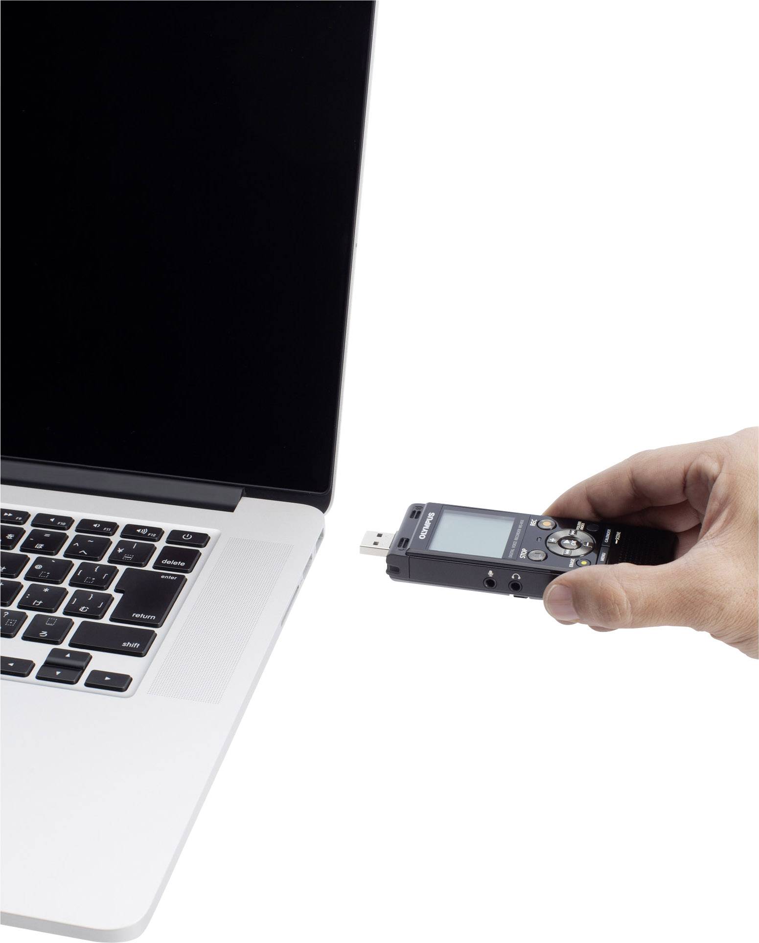 Olympus WS-853 Digitales Diktiergerät Aufzeichnungsdauer (max.) 2080 h Schwarz