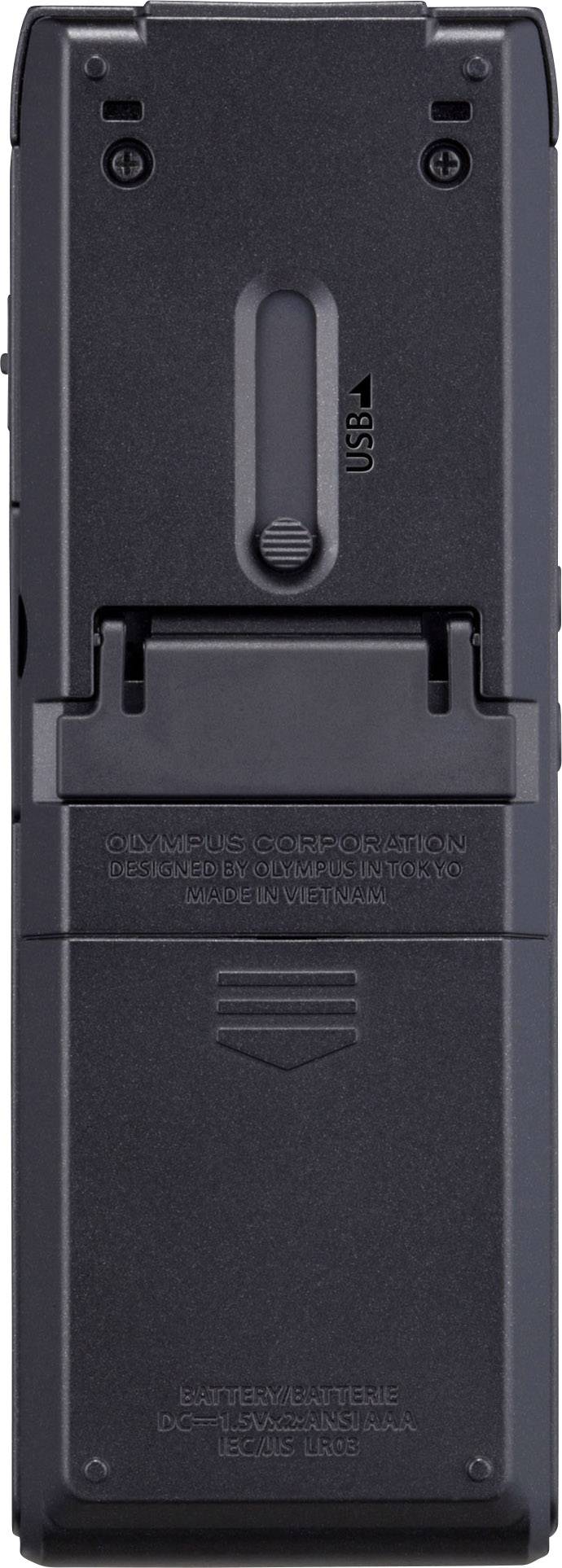 Olympus WS-853 Digitales Diktiergerät Aufzeichnungsdauer (max.) 2080 h Schwarz