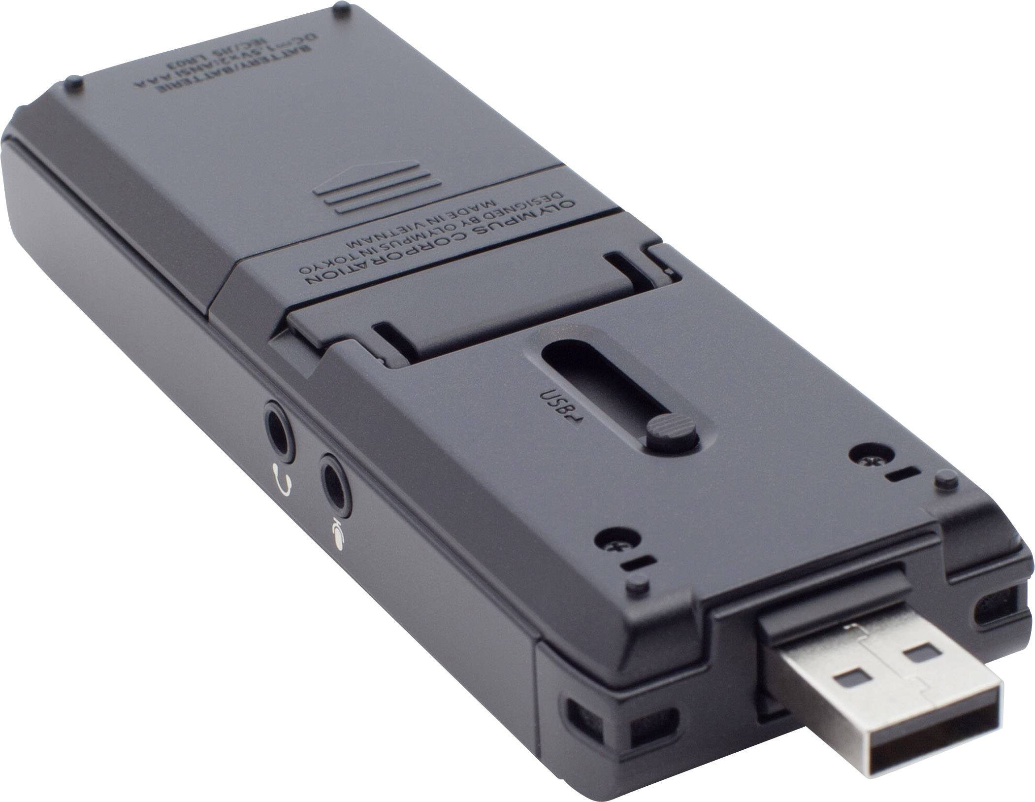 Olympus WS-853 Digitales Diktiergerät Aufzeichnungsdauer (max.) 2080 h Schwarz