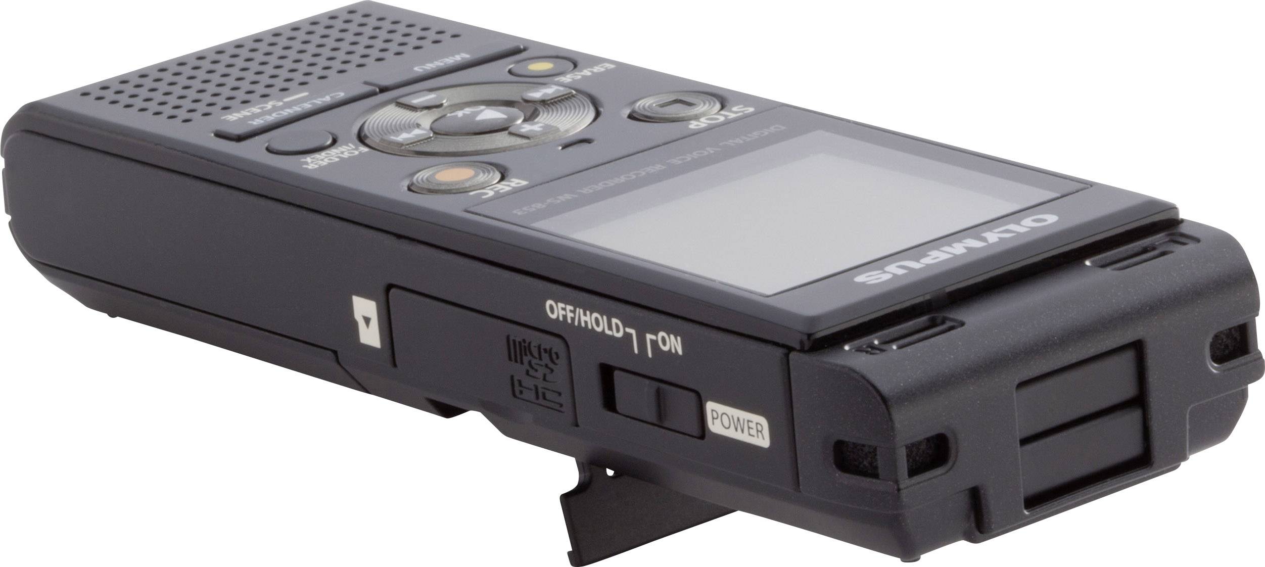 Olympus WS-853 Digitales Diktiergerät Aufzeichnungsdauer (max.) 2080 h Schwarz