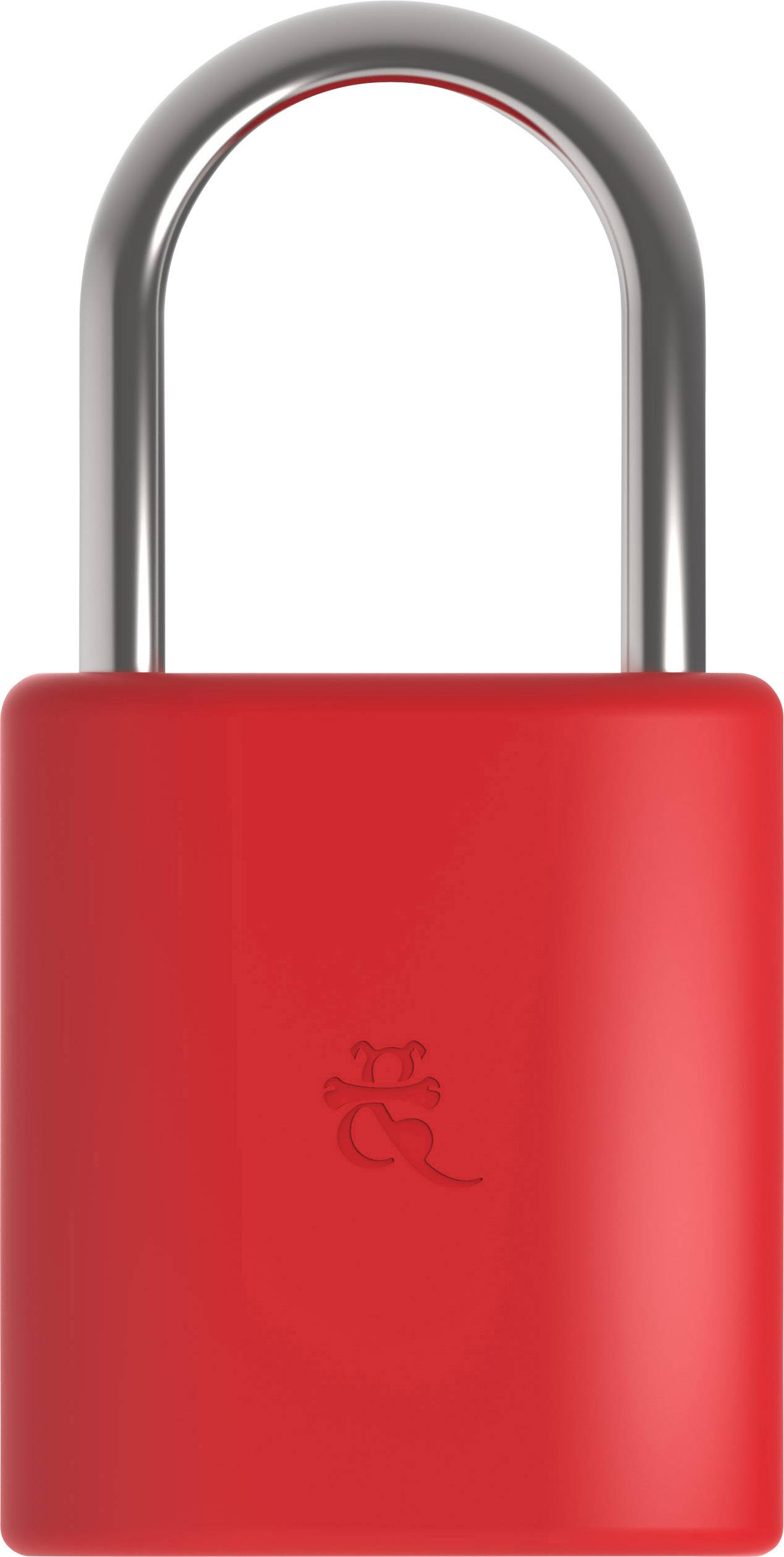 Dog & Bone DAB-LSM006 Vorhängeschloss 51mm Bluetooth Rot Bluetooth-Vorhängeschloss