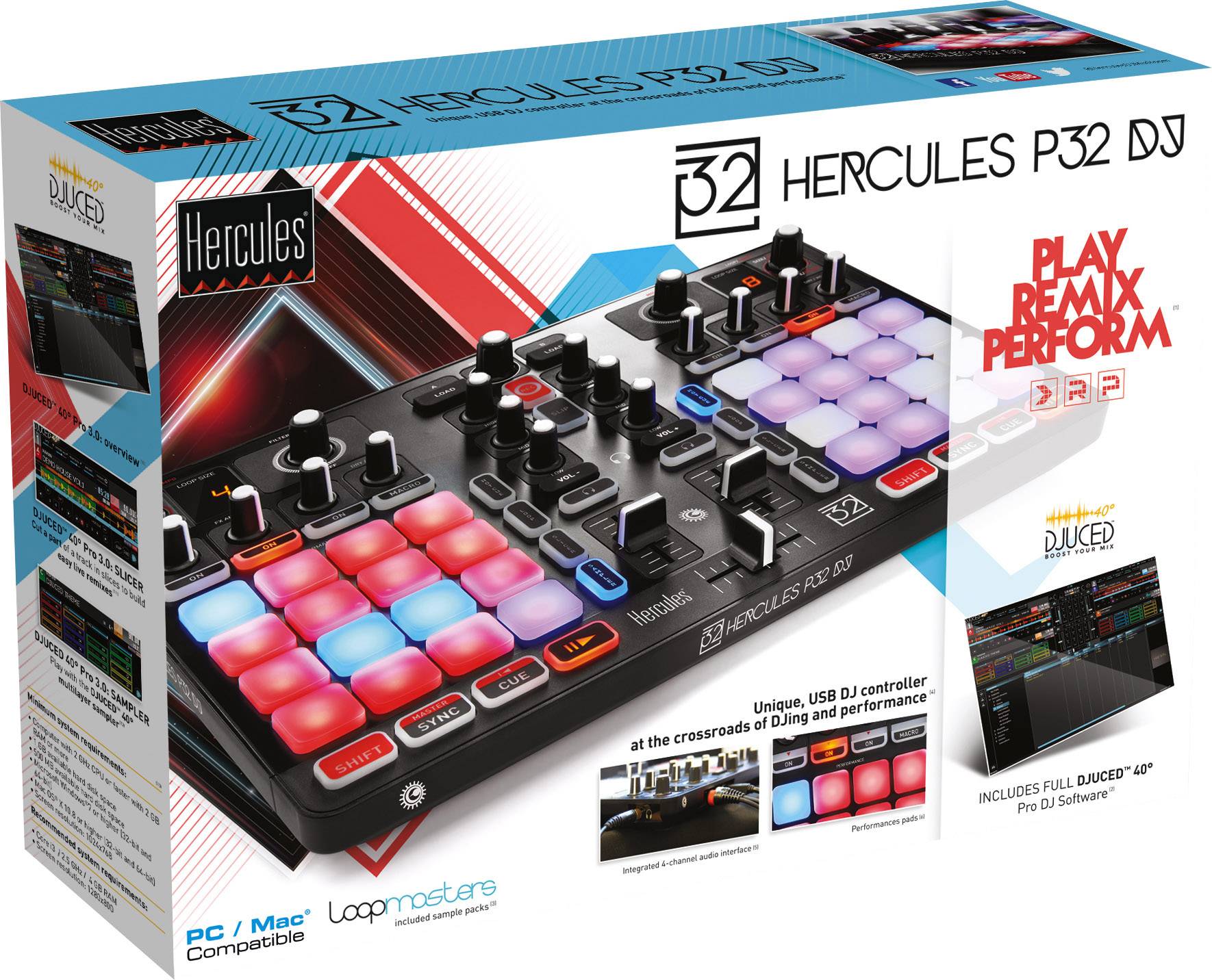 Hercules P32 DJING DJ Controller