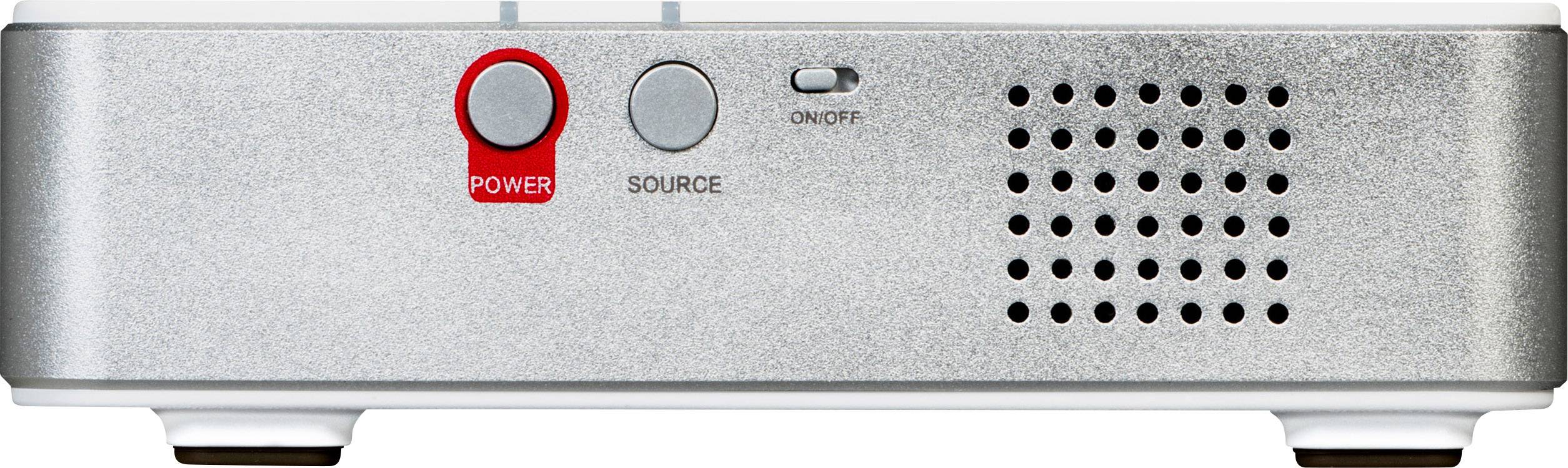 Telefunken Beamer DLP700 WIFI LED 700 lm 1280 x 800 WXGA 3D ready, Akkubetrieben, Full HD, PC free, WLAN, automatische Trapezkorrektur, DLNA