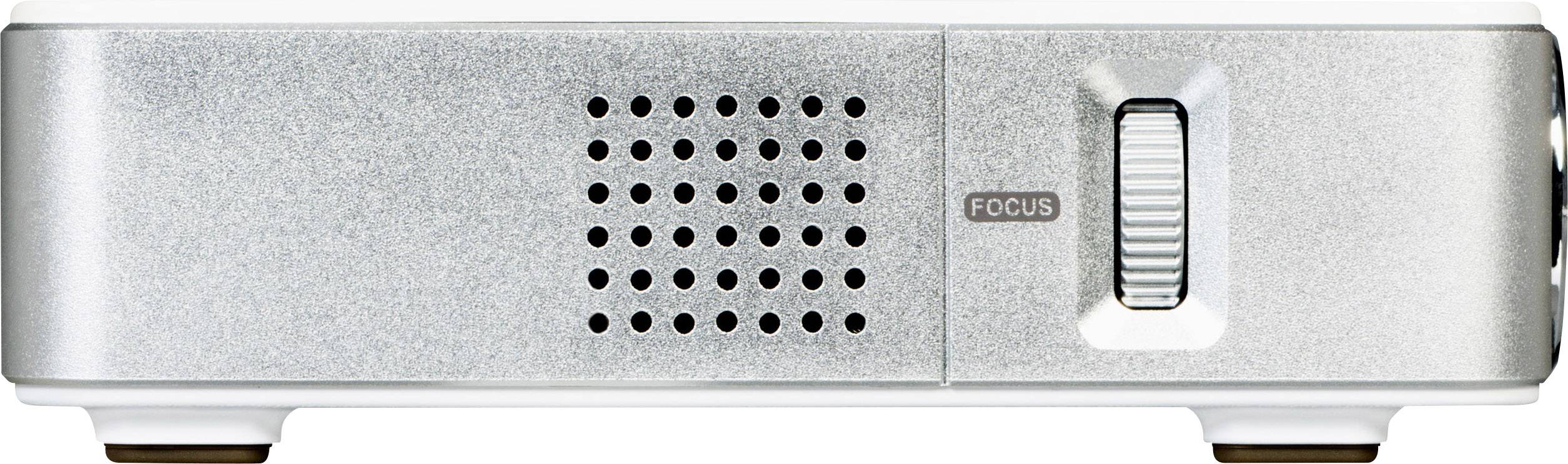 Telefunken Beamer DLP700 WIFI LED 700 lm 1280 x 800 WXGA 3D ready, Akkubetrieben, Full HD, PC free, WLAN, automatische Trapezkorrektur, DLNA