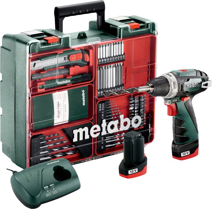 Metabowerke Akku-Bohrschrauber PowerMaxx BSBasicSet