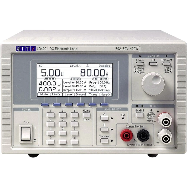 Aim TTi LD400 Elektronische Last 80 V/DC 80A 400W Aim TTi LD400 Elektronische Last 80 V/DC 80A 400W