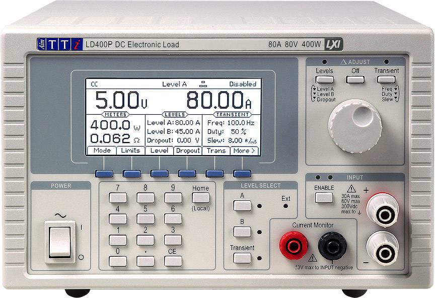 Aim TTi LD400P Elektronische Last 80 V/DC 80A 400W