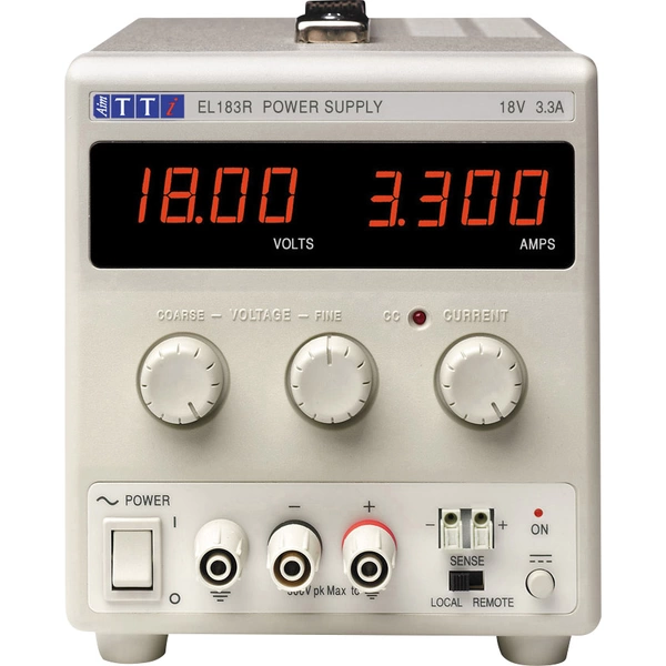 Aim TTi EL183R Labornetzgerät, einstellbar 0 - 18 V/DC 0 - 3.3A 60W Anzahl Ausgänge 1 x Aim TTi EL183R Labornetzgerät, einstellbar 0 - 18 V/DC 0 - 3.3A 60W Anzahl Ausgänge 1 x