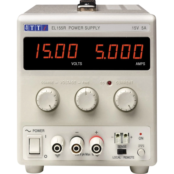 Aim TTi EL155R Labornetzgerät, einstellbar 0 - 15 V/DC 0 - 5A 75W Anzahl Ausgänge 1 x Aim TTi EL155R Labornetzgerät, einstellbar 0 - 15 V/DC 0 - 5A 75W Anzahl Ausgänge 1 x