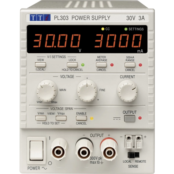 Aim TTi PL303 Labornetzgerät, einstellbar 0 - 30 V/DC 0 - 3A 90W Anzahl Ausgänge 1 x Aim TTi PL303 Labornetzgerät, einstellbar 0 - 30 V/DC 0 - 3A 90W Anzahl Ausgänge 1 x