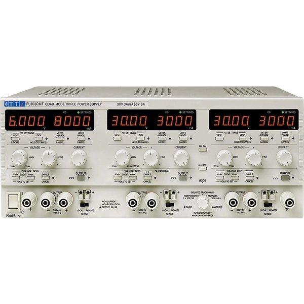 Aim TTi PL303QMT Labornetzgerät, einstellbar 0 - 30V 0 - 3A 228W Anzahl Ausgänge 3 x Aim TTi PL303QMT Labornetzgerät, einstellbar 0 - 30V 0 - 3A 228W Anzahl Ausgänge 3 x