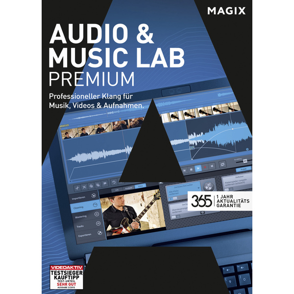 Magix Audio & Music Lab Premium Vollversion, 1 Lizenz Windows Musik-Software