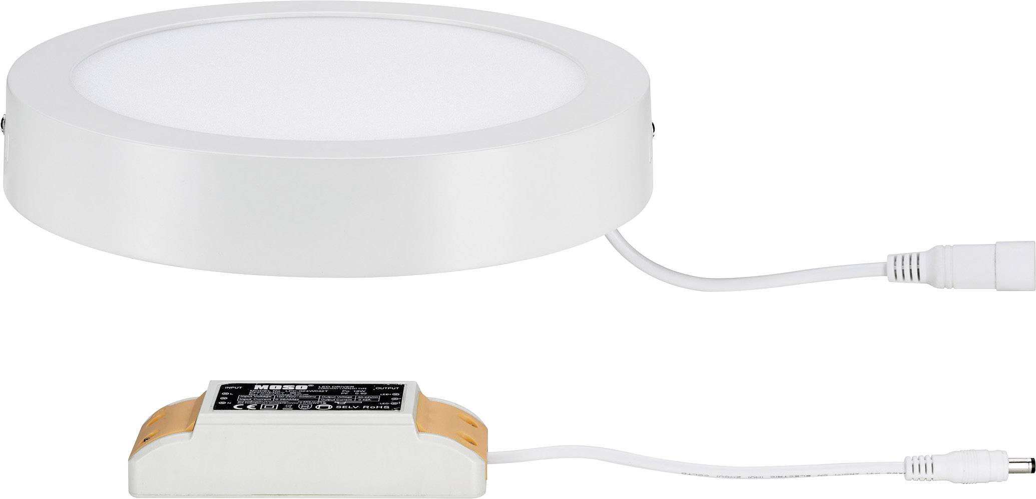 Paulmann Lunar 70642 LED-Panel 15.5W Warmweiß Weiß (matt)