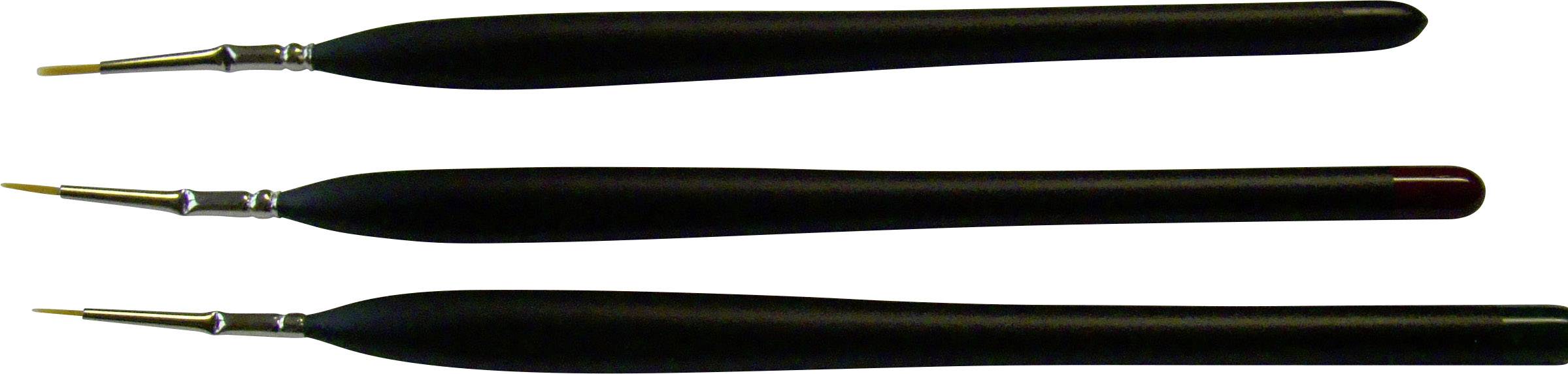 ZAHN Pinsel Modellbau-Pinsel Synthetik 3teilig