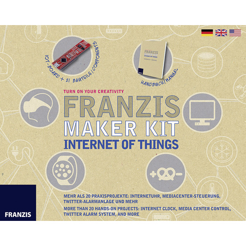 Franzis Verlag 65316 Maker Kit Internet of Things Maker Kit ab 14 Jahre