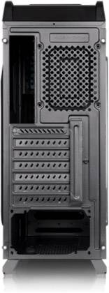 Thermaltake Versa N23 Midi-Tower PC-Gehäuse Schwarz Seitenfenster, Staubfilter, Werkzeugfreie Festplatteninstallation