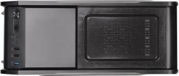 Thermaltake Versa N23 Midi-Tower PC-Gehäuse Schwarz Seitenfenster, Staubfilter, Werkzeugfreie Festplatteninstallation