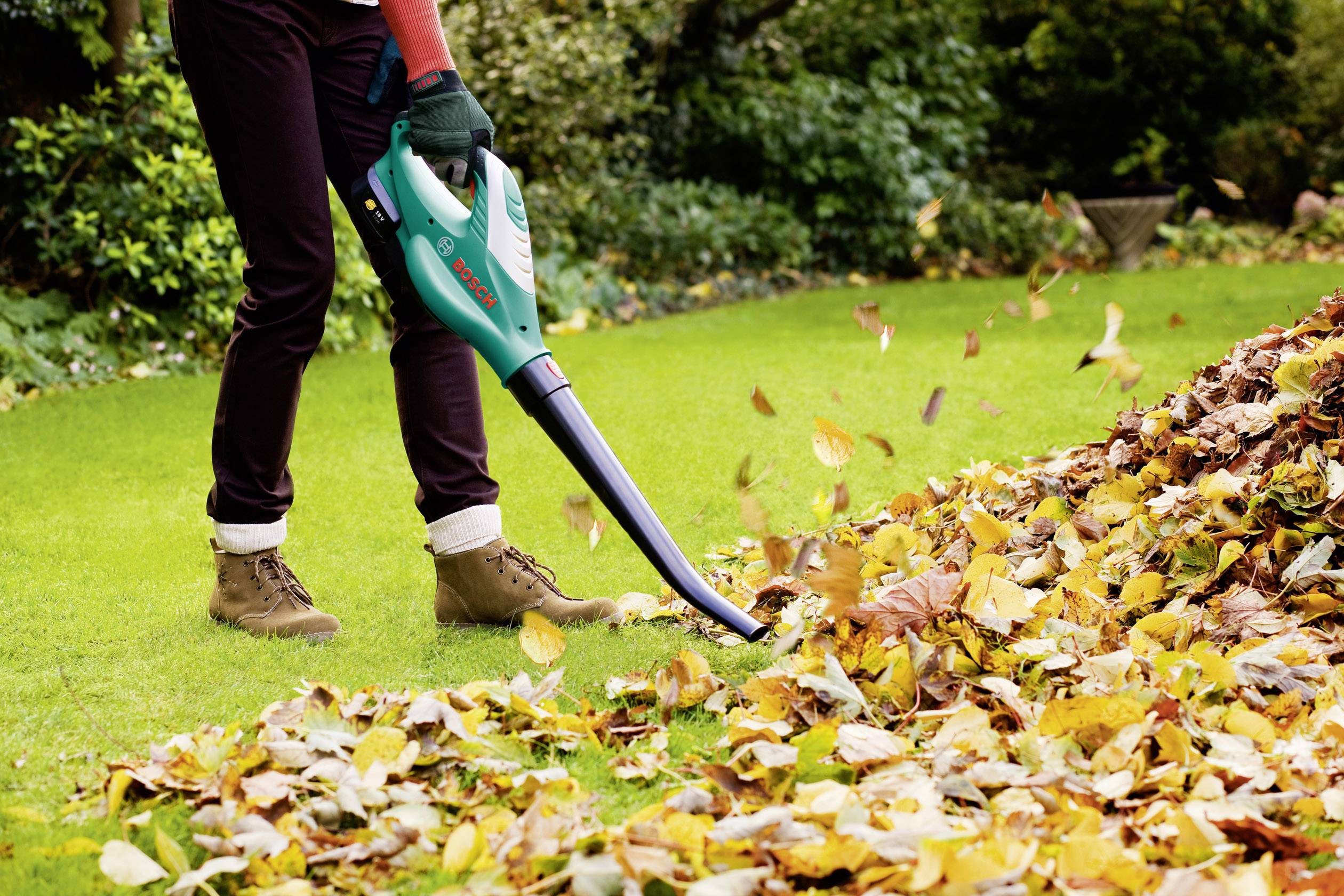 Bosch Home and Garden 06008A0501 ALB 18 Akku Laubbläser inkl. Akku 18 V