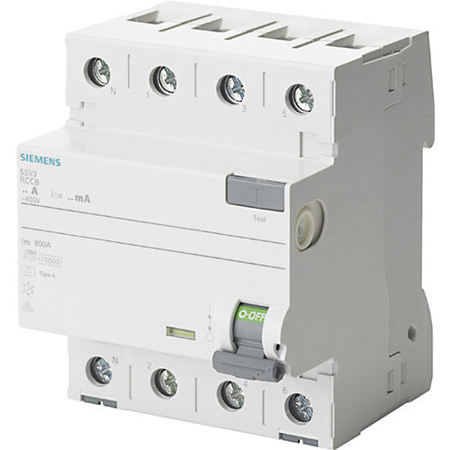 Siemens 5SV3344-6KL FI-Schutzschalter A 4polig 40A 0.03A 400V