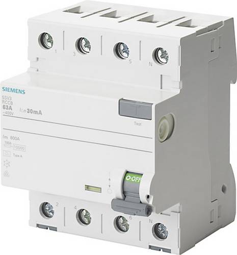 Siemens 5SV36446KK12 5SV3644-6KK12 FI-Schutzschalter A 4polig 40 A 0.3 A 400 V