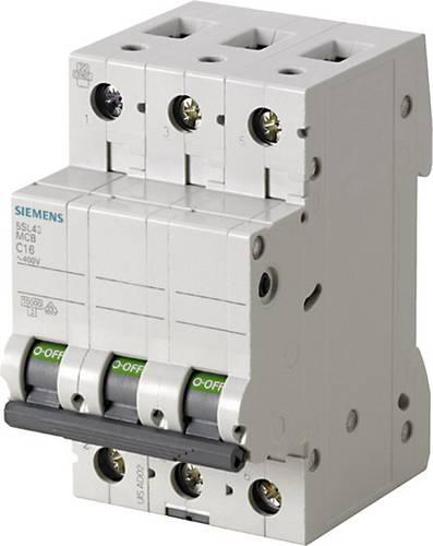 Siemens 5SL43057 5SL4305-7 Leitungsschutzschalter 3polig 0.5 A 400 V