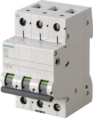 Siemens 5SL43636 5SL4363-6 Leitungsschutzschalter 3polig 63 A 400 V