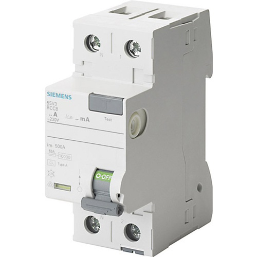 Siemens 5SV3312-6KL FI-Schutzschalter A 2polig 25 A 0.03 A 230 V