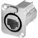 Neutrik NE8FDX-Y6 RJ45 Datensteckverbinder etherCON D Serie NE8FDX-Y6 Buchse, gerade Pole: 8P8C Nickel 1St. Neutrik NE8FDX-Y6 RJ45 Datensteckverbinder etherCON D Serie NE8FDX-Y6 Buchse, gerade Pole: 8P8C Nickel 1St.