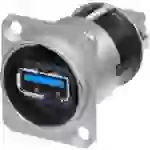 Neutrik Reversible USB-Durchführung 3.0 Buchse, Einbau Durchführung NAUSB3 Inhalt: 1St. Neutrik Reversible USB-Durchführung 3.0 Buchse, Einbau Durchführung NAUSB3 Inhalt: 1St.