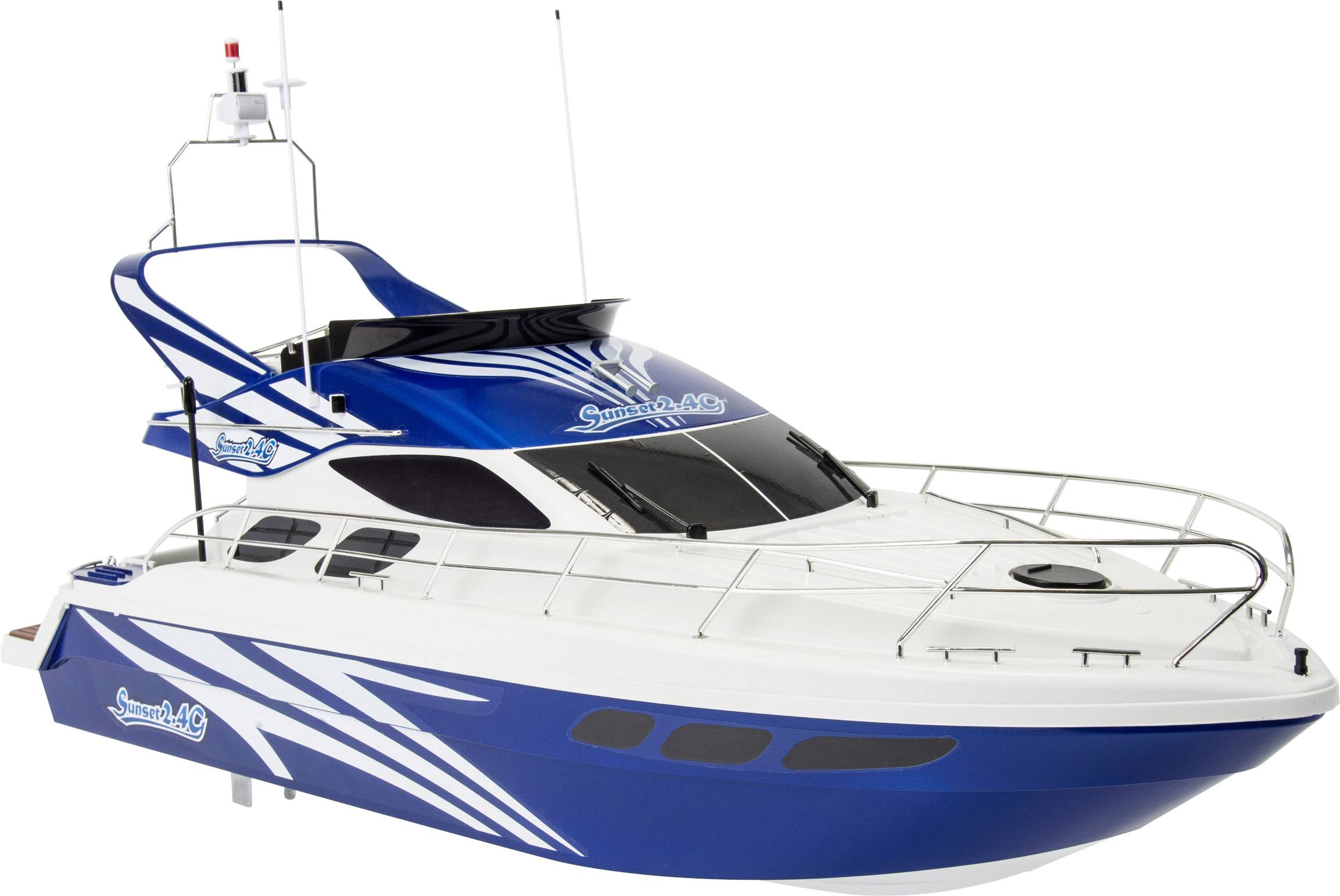 Carson Modellsport Motoryacht Sunset RC Motorboot 100% RtR 670 mm