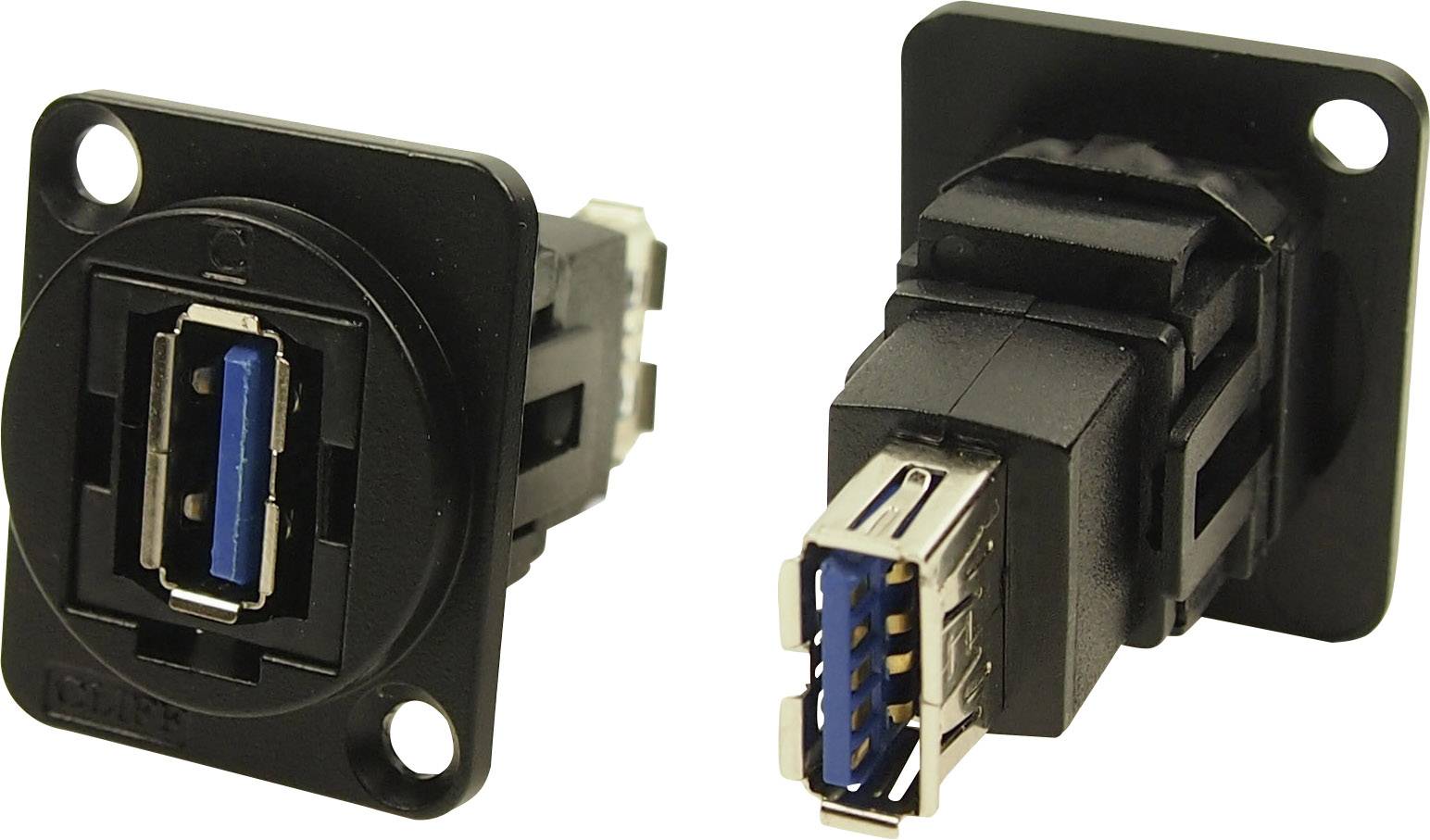 Cliff XLR Adapter USB A Buchse 3.0 auf USB B Buchse 3.0 Adapter, Einbau CP30205NMB CP30205NMB Inhal