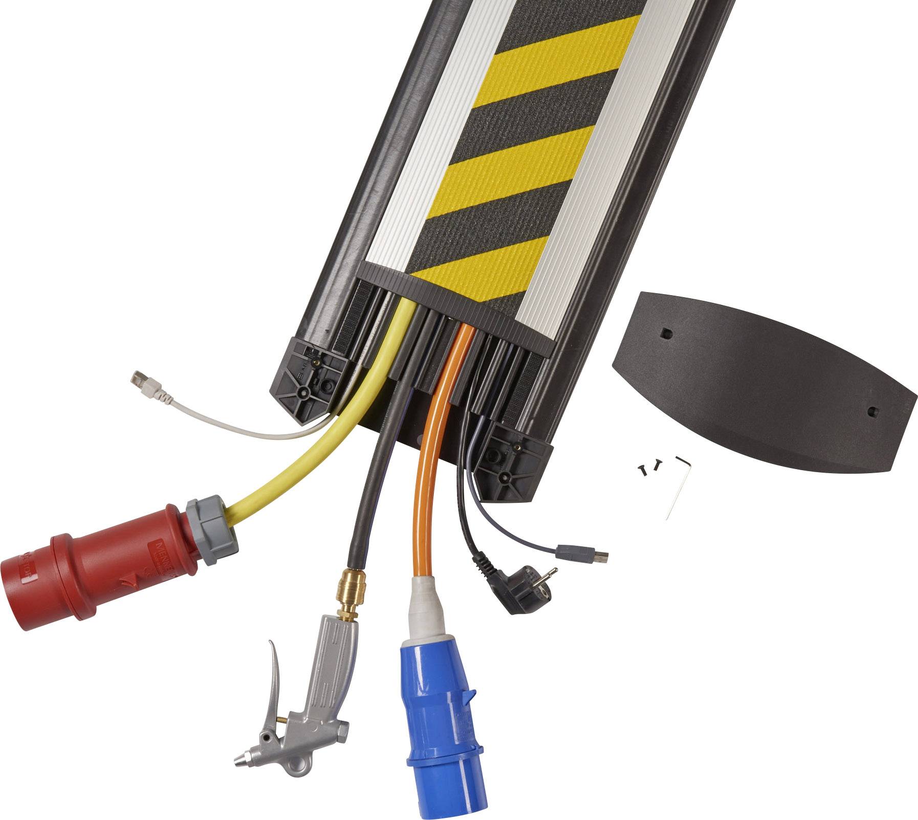 Serpa Kabelbrücke 5.01005.9022 TPE (Geruchneutrales Spezialgummigemisch) Schwarz, Gelb Anzahl Kanäle: 6 1500 mm Inhalt: 1 St.