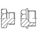 TOOLCRAFT 141983 Verschlussschrauben M18 Außensechskant DIN 7604 Stahl 25St.
