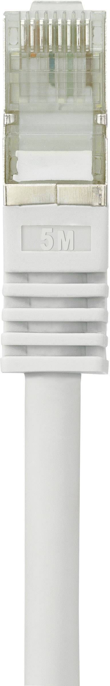 Renkforce RF-4724278 RJ45 Netzwerkkabel, Patchkabel CAT 5e F/UTP 5.00m Grau mit Rastnasenschutz 1St.