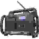 PerfectPro Rockbox 2 Baustellenradio DAB+, UKW AUX, Bluetooth® spritzwassergeschützt, staubdicht, stoßfest Schwarz