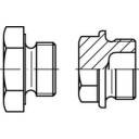 TOOLCRAFT 141992 Verschlussschrauben M30 Außensechskant DIN 7604 Stahl 25 St.