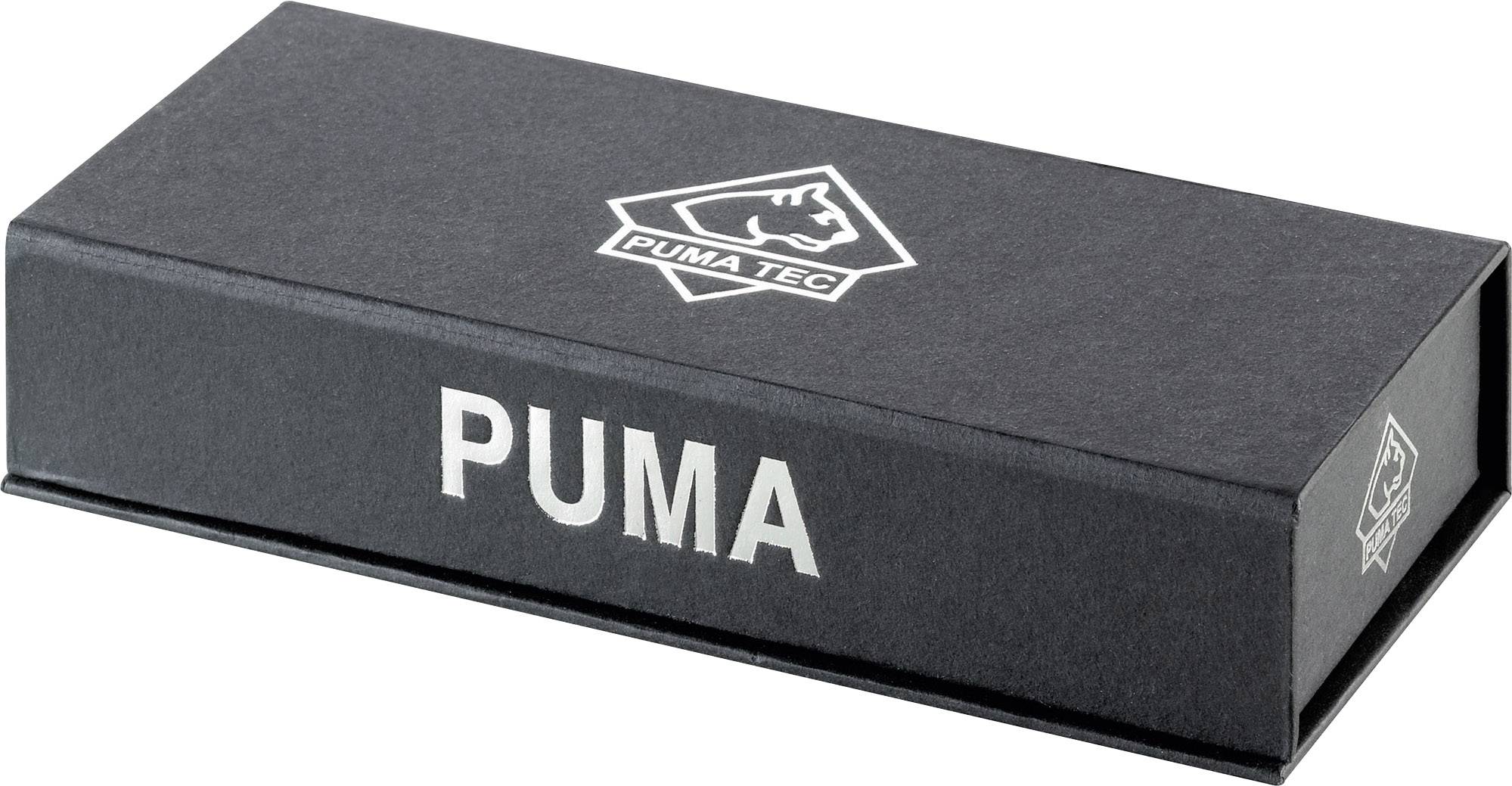 PumaTec orange G10 219510 Outdoormesser mit Fangriemen Orange, Silber