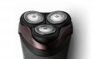 Philips Rotationsrasierer Schwarz, Braun