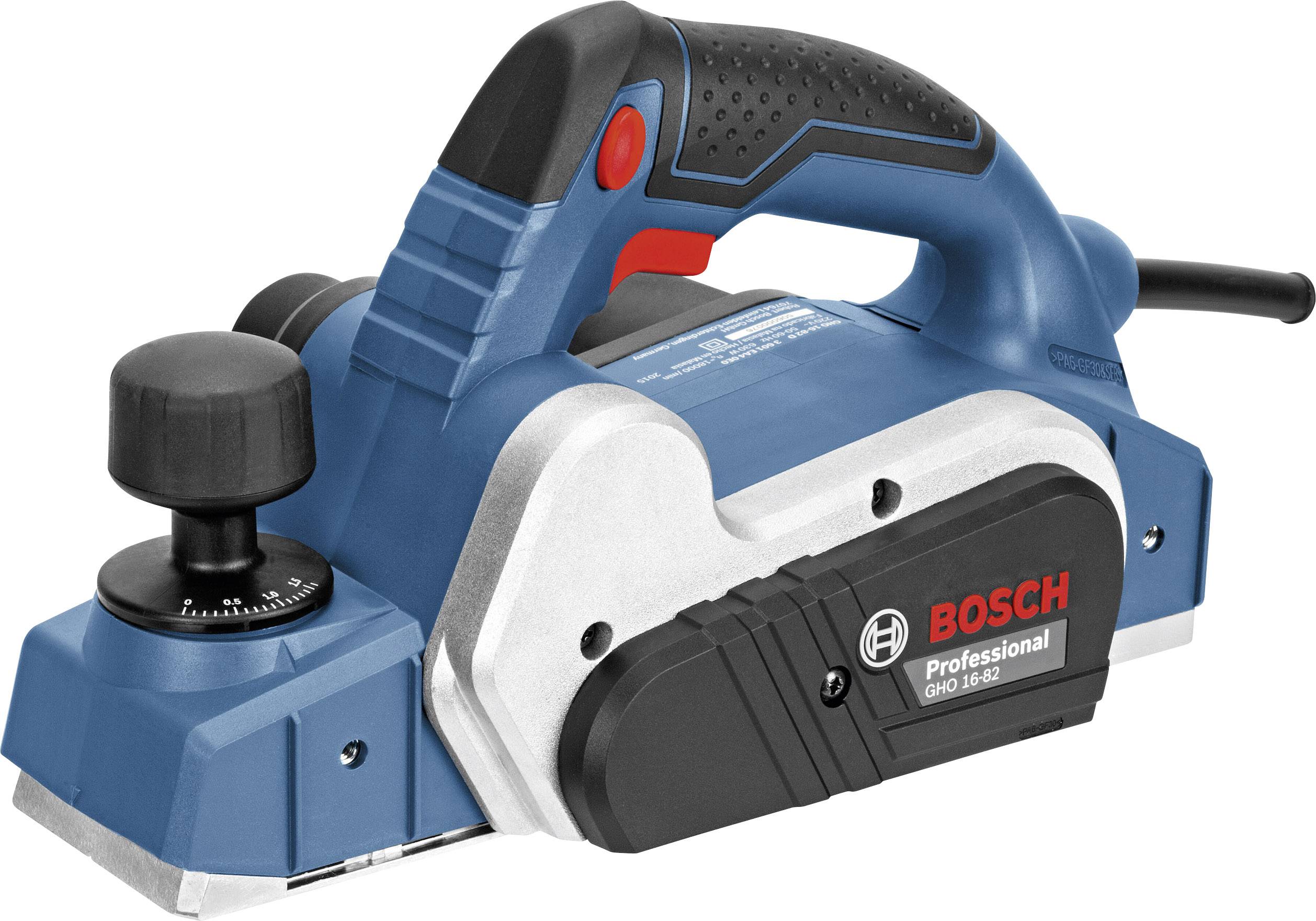 Bosch Professional GHO 16-82 Elektrohobel Hobel-Breite: 82mm 630W Falztiefe (max.): 9mm