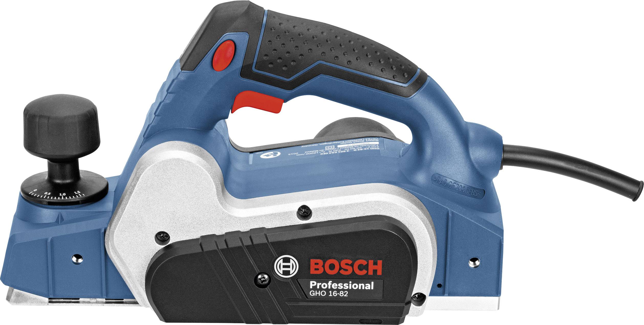 Bosch Professional GHO 16-82 Elektrohobel Hobel-Breite: 82 mm 630 W Falztiefe (max.): 9 mm