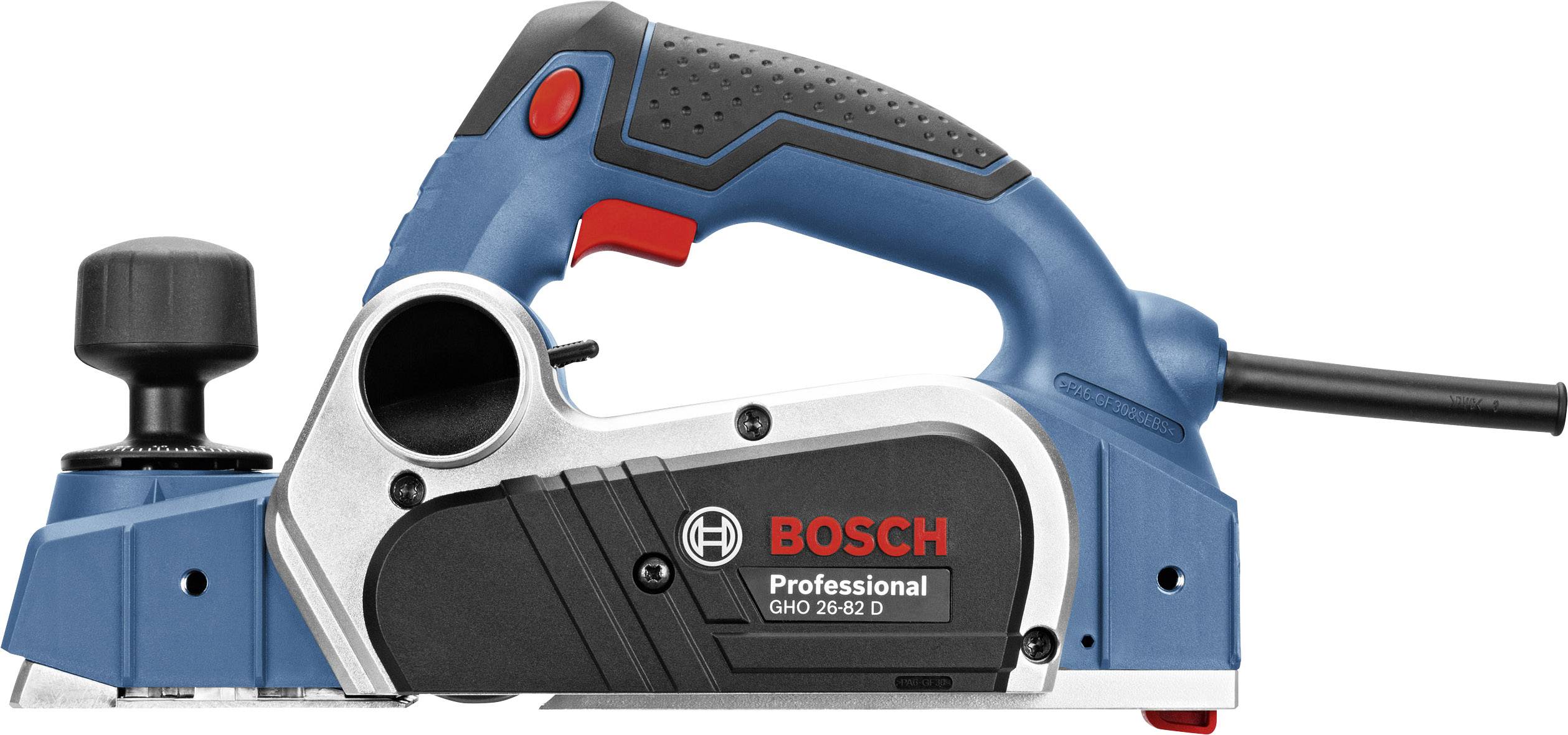 Bosch Professional GHO 26-82 D Elektrohobel inkl. Koffer Hobel-Breite: 82mm 710W Falztiefe (max.): 9mm