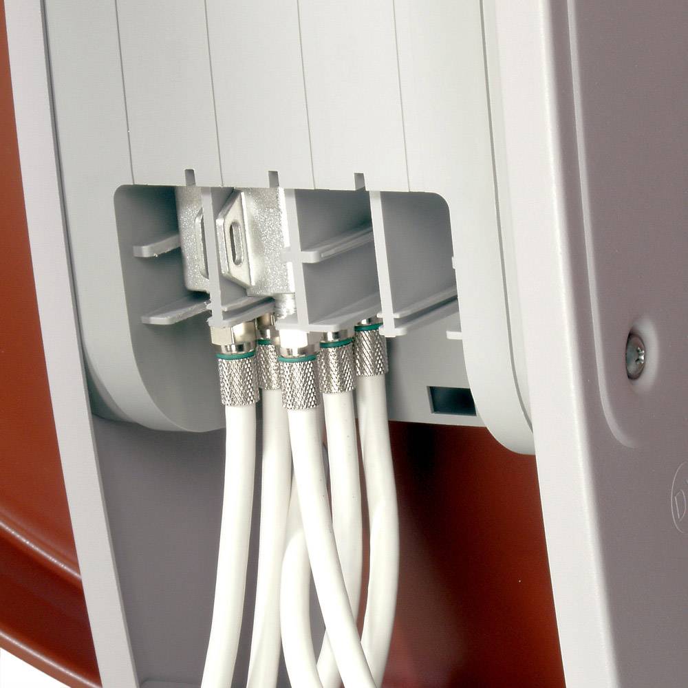 Axing SAA 85-01 SAT Antenne 85 cm Reflektormaterial: Aluminium Grau