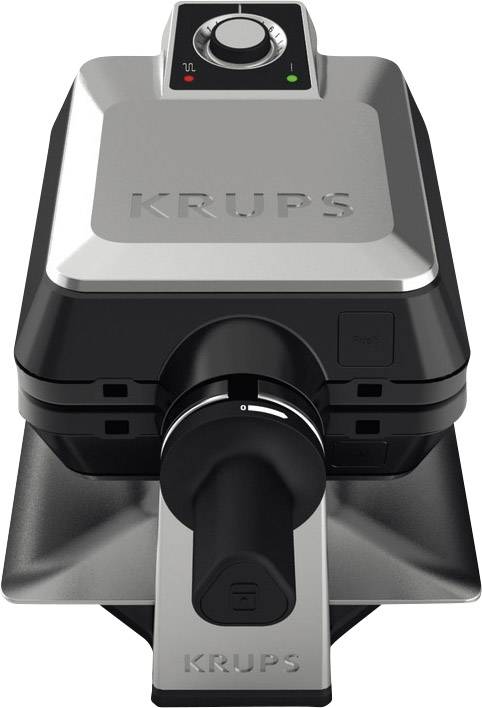 Krups Professional FDD95D Waffeleisen Edelstahl, Schwarz
