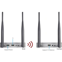 SpeaKa Professional SP-HDFS-03 HDMI-Funkübertragung (Set) 100 m 5 GHz 1920 x 1080 Pixel durchgeschleifter HDMI-Ausgang SpeaKa Professional SP-HDFS-03 HDMI-Funkübertragung (Set) 100 m 5 GHz 1920 x 1080 Pixel durchgeschleifter HDMI-Ausgang
