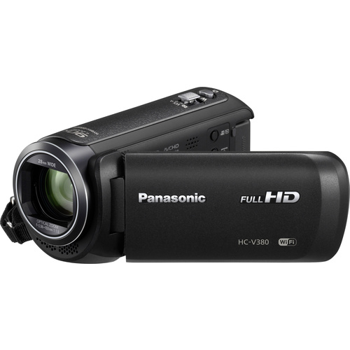 Panasonic HC-V380EG-K Caméscope 7.6 cm 3 pouces 2.2 Mill. pixel Zoom optique: 50 x noir