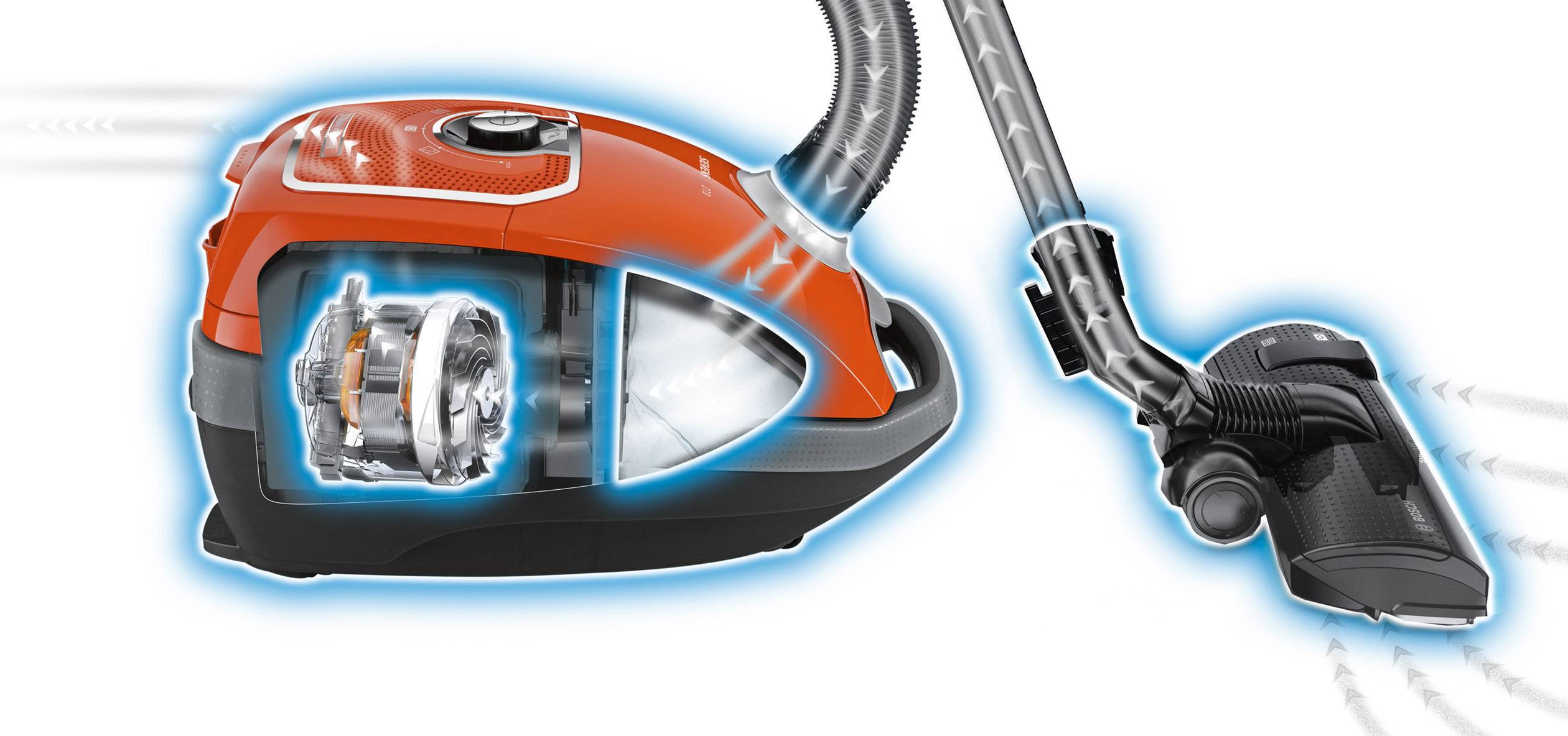 Siemens Hausgeräte VSZ7330 Staubsauger mit Beutel 650 W inkl. Parkettbürste