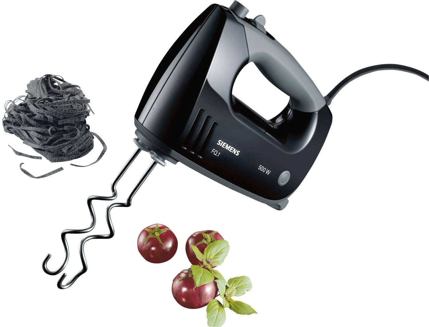 Siemens Hausgeräte MQ96500 Handmixer 500 W Schwarz, Grau
