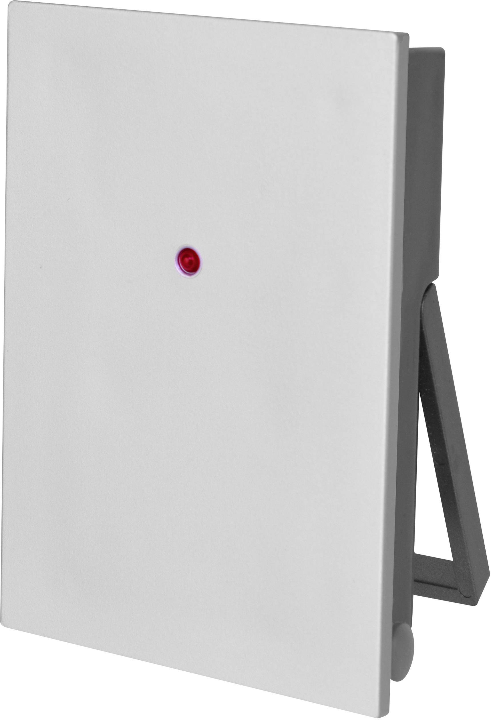 Bresser Optik 8020210CM3000 Funk Wanduhr 300 mm x 40 mm Edelstahl (gebürstet) Schleichendes Uhrwerk (lautlos)